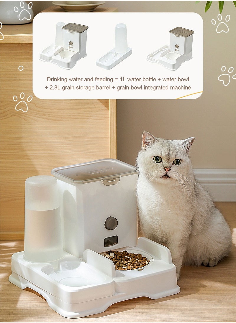 Kidle Automatic Cat Feeder Pet Dog Feeder Cat Bowl Dog Water Feeder Bowl Cat Feeder and Water Dispenser  - Image 2