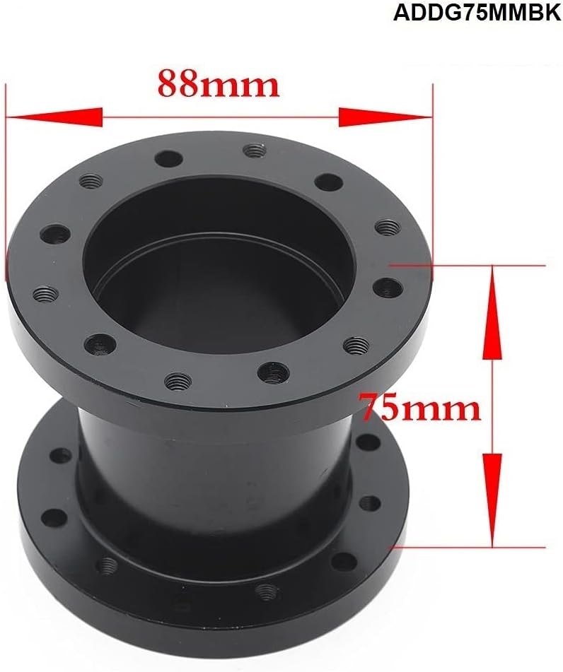Wivplex 75mm Aluminium Alloy Steering Wheel Hub Adapter - Image 2