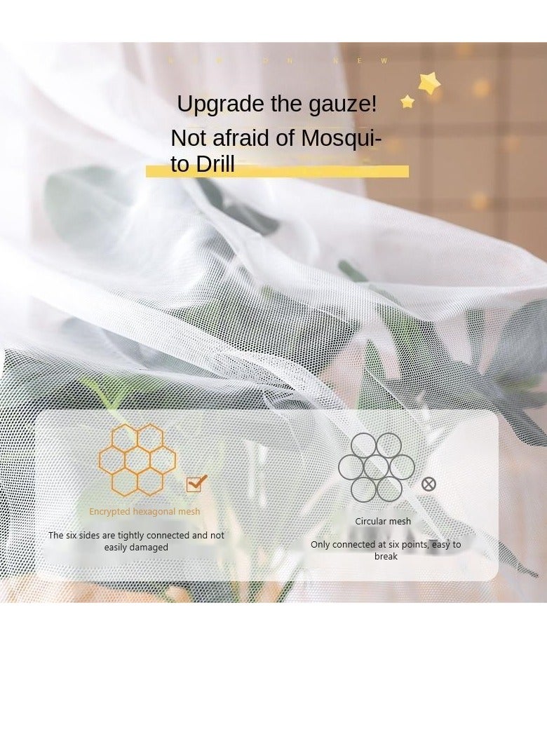 Bluejw Bed Canopy Tents Curtain Blackout Curtain Single Bed Tent Curtain Student Shading Cloth Bed Canopy Mosquito Net Student Sleep Privacy Protection - Image 3