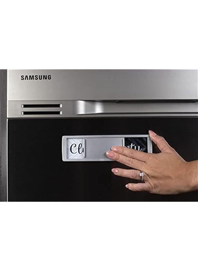 Dishwasher Magnet Clean Dirty Sign, Universal Strong Dirty Clean Dishwasher Magnet Indicator for Kitchen Organization, Slide Rustic Farmhouse Black and White Parquet  - Image 3