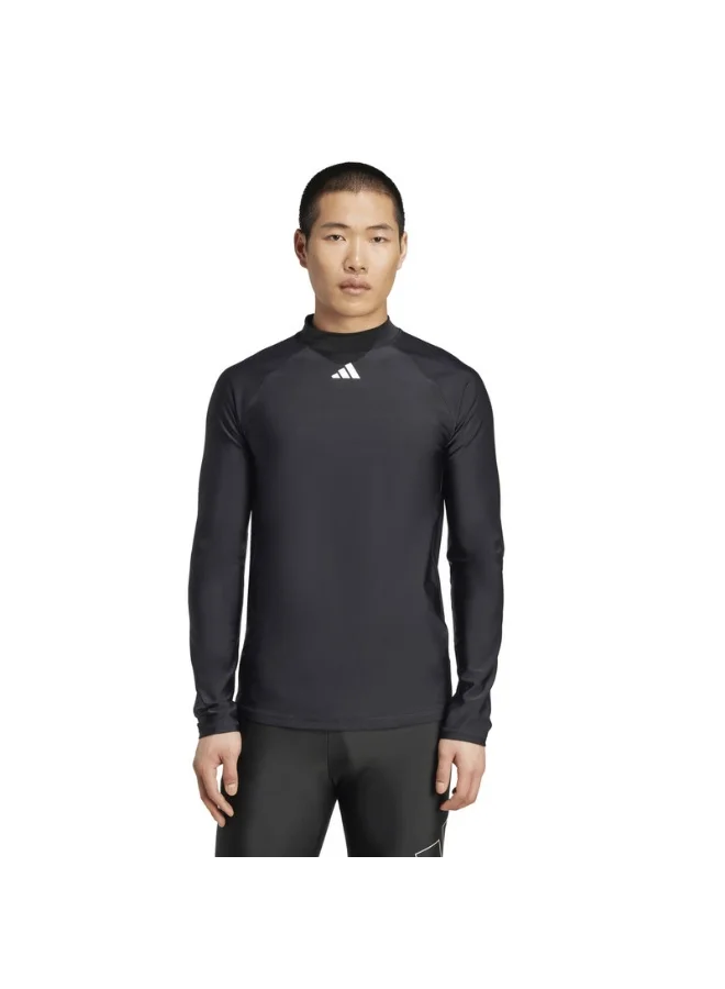 adidas Adidas Ls Rashgd M Black Rashguard Swimwear For Men