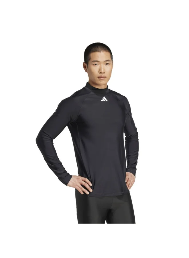 Adidas Black / White Long Sleeves Rashguard for Men | Best Price UAE