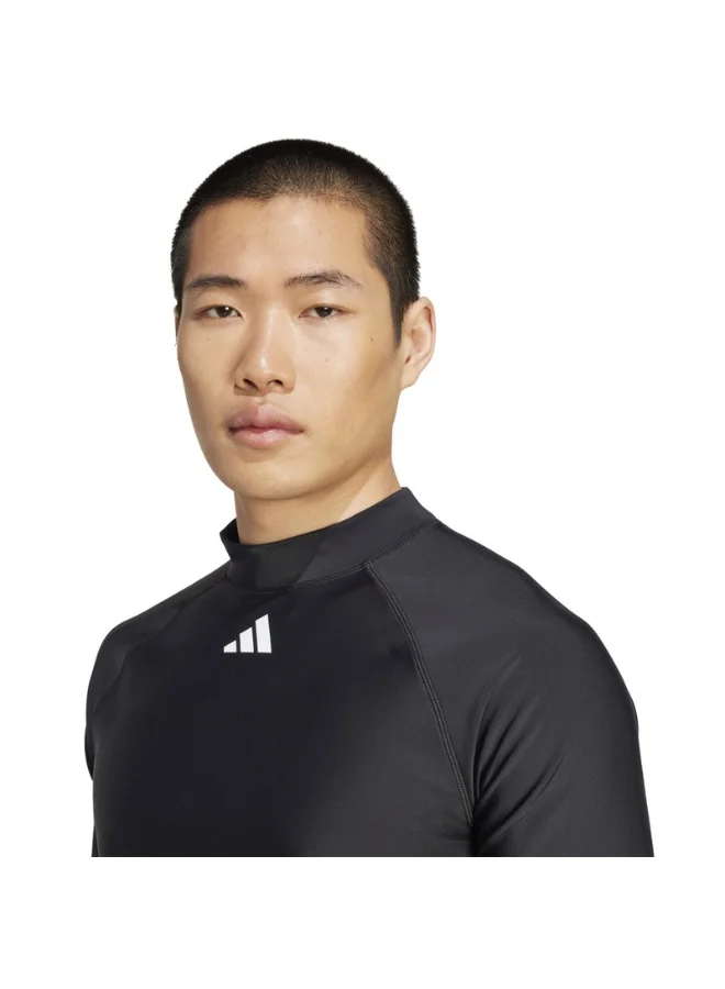 Adidas Black / White Long Sleeves Rashguard for Men | Best Price UAE