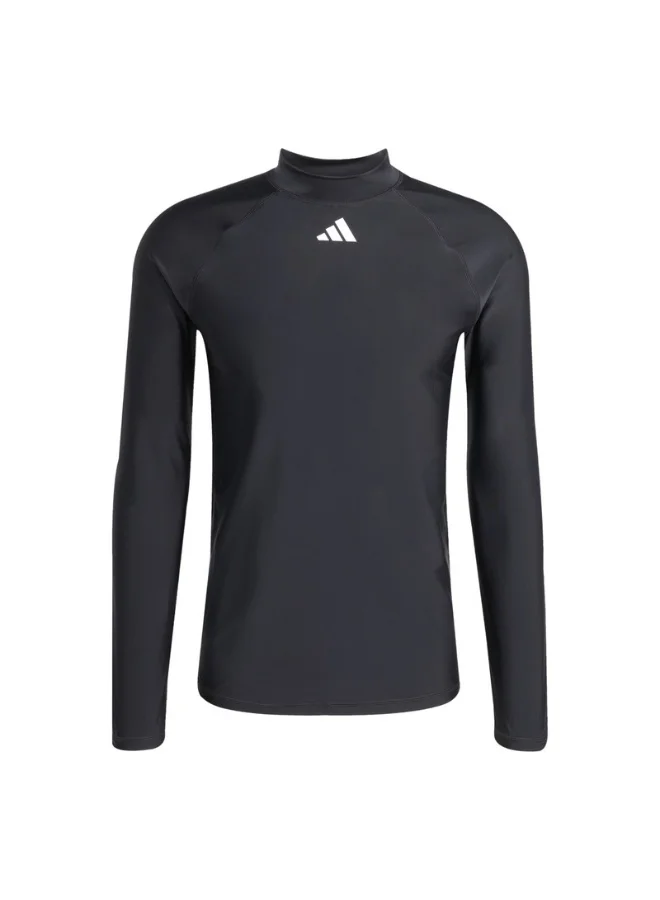 adidas Adidas Ls Rashgd M Black Rashguard Swimwear For Men