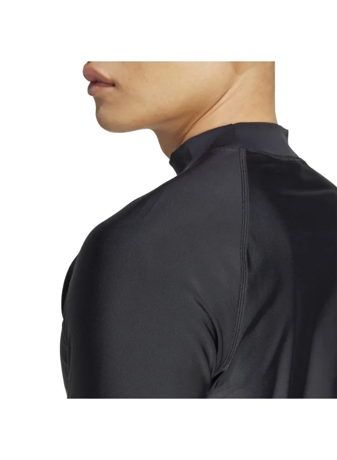 Adidas Black / White Long Sleeves Rashguard for Men | Best Price UAE