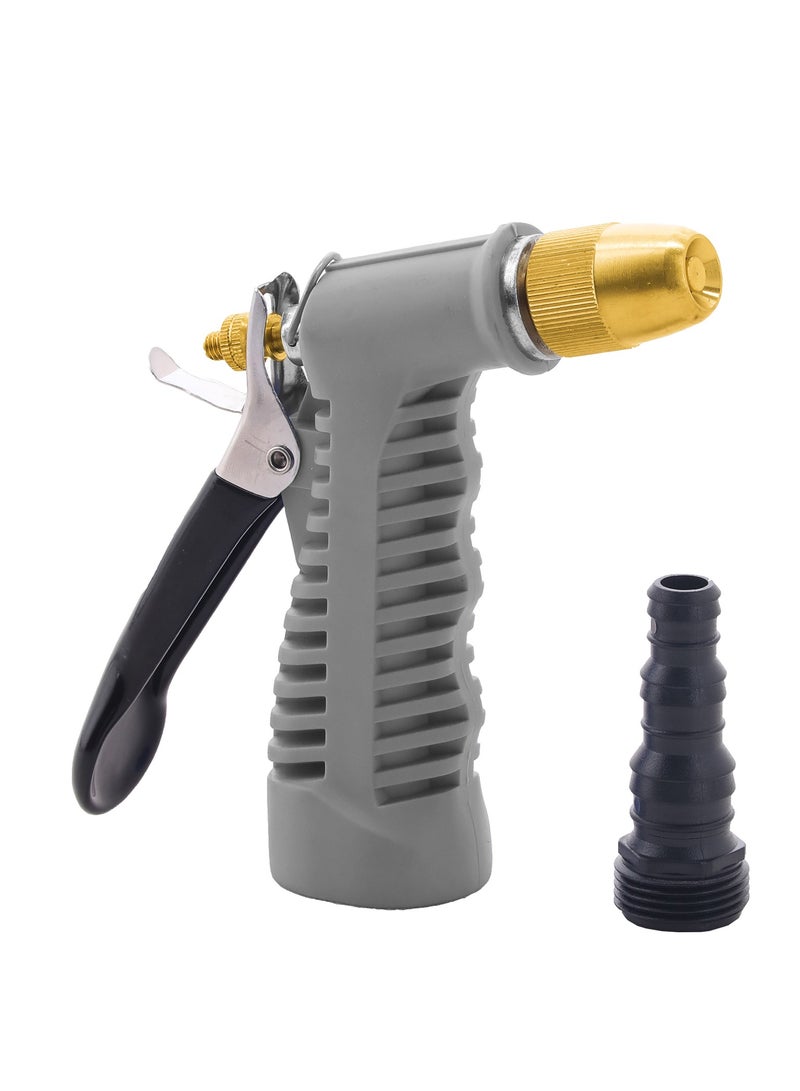 العايد مدفع رشاش ماء ضغط عالي ويمكن توصيلة مع خراطيم 1/2" - 3/4 -رصاصي من العايد - Image 1