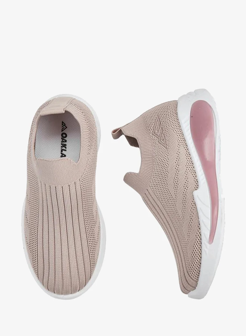 شو اكسبرس Textured Slip-On Sports Shoes With Pull Tab