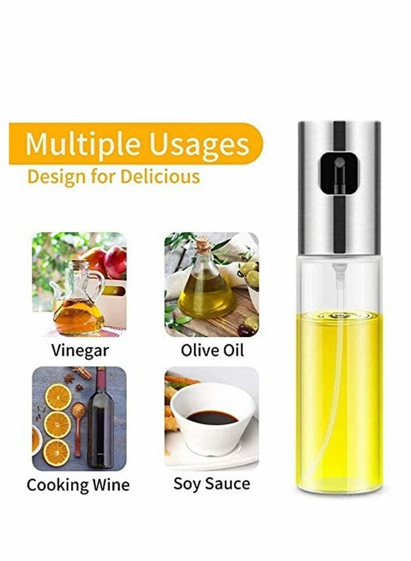 Y&D Oil Sprayer for Cooking, 100ml Olive Spray Bottle, Portable Glass Mister BBQ, Air Fryer, Baking, Roasting, Grilling, Refillable, Food Safe Vinegar Mister, Kitchen Gadgets  - Image 5