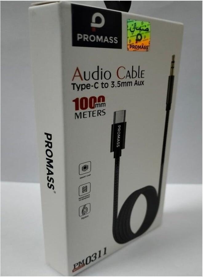 PROMASS Type-C To 3.5mm Audio Cable Black - Image 2