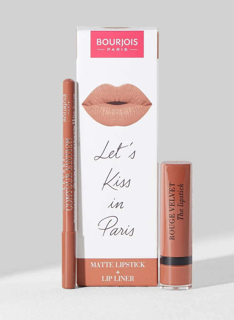BOURJOIS PARIS Bourjois Rouge Velvet Caramelody Lip Kit