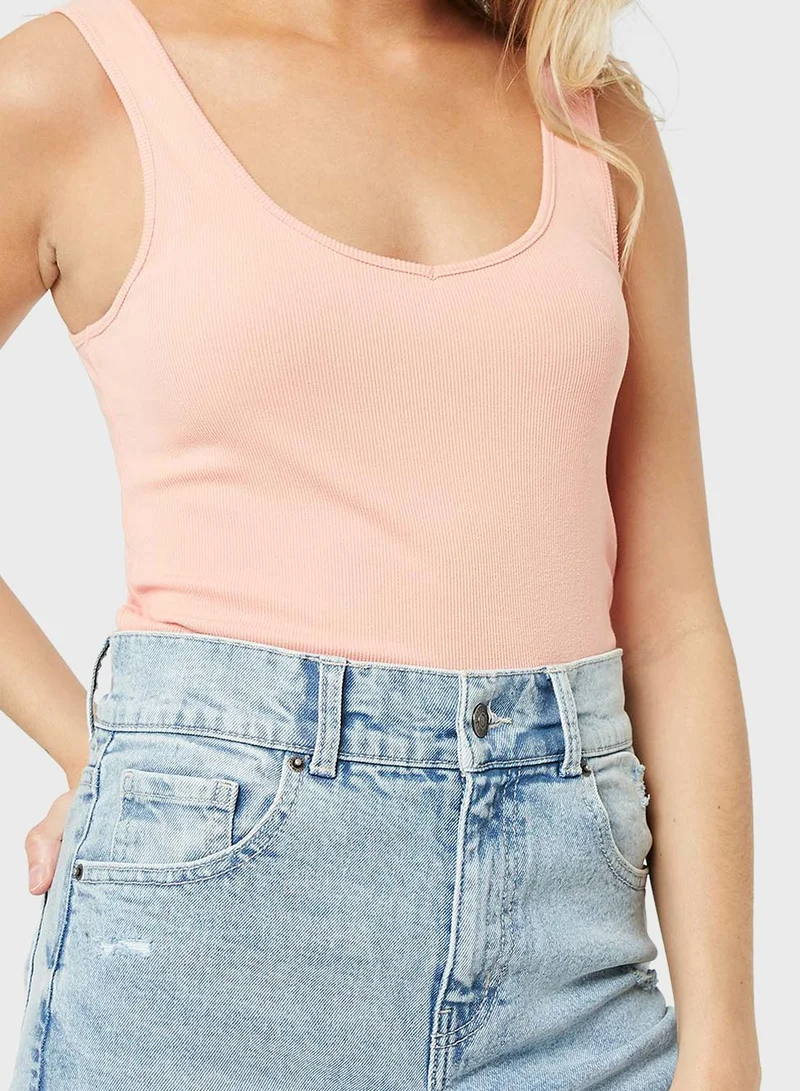Ardene Ribbed Tank Top