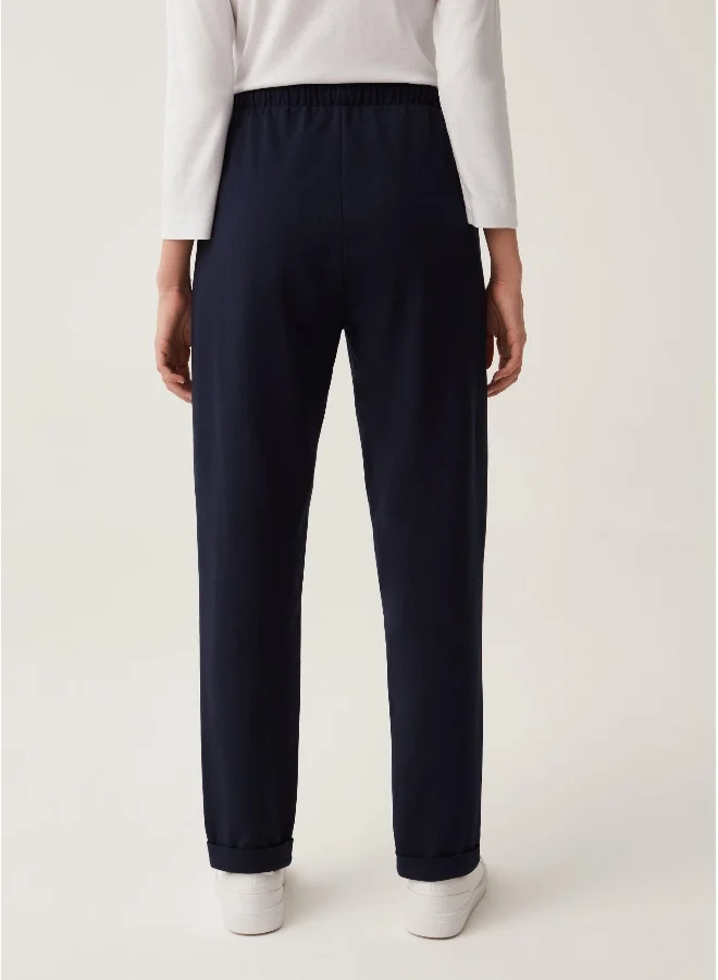 Ovs Ovs Fitness French Terry Joggers With Turn-Ups
