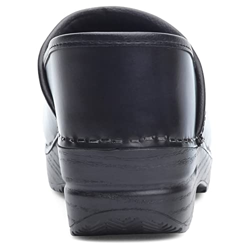 Dansko Women’s Professional Slip-On Clogs –Rocker Sole and Arch Support for Comfort-Ideal for Nursing, Food Service, Healthcare Black Cabrio 6.5-7 Wide US - Image 5