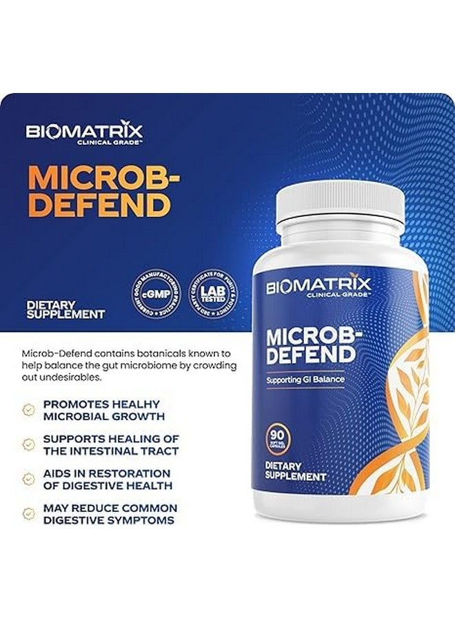 BioMatrix Oil Blend of Thyme, Oregano, Clove, Digestive Supplement for Men and Women, GI Repair Softgels | Microb-Defend (90 Capsules) - Image 4