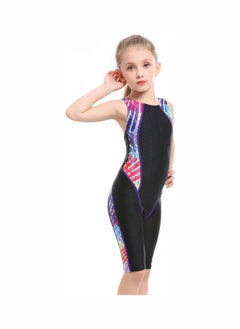 NIBEMINENT Child Sleeveless Contrast One Piece Black  - Image 2
