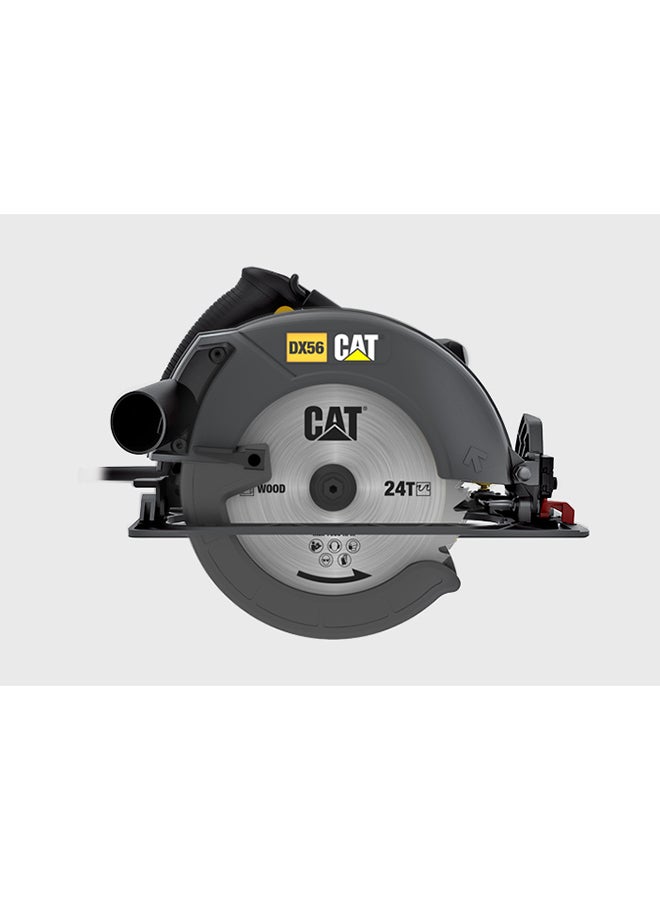 CATERPILLAR Cat Dx56 1800W Circular Saw With 6000Min Speed Lightweight 185Mm 7 Inch And -65Mm 90° 45Mm 45° Max Cutting Capacity-  - Image 1