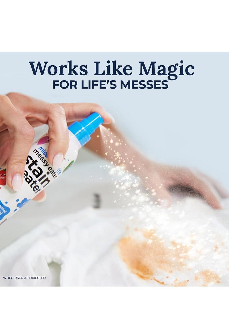 Messy Eater Stain Treater Spray - 4oz Stain Remover - Newborn  Baby Essentials - No Dry Cleaning Food, Grease, Coffee Off Laundry, Underwear, Fabric - Image 2
