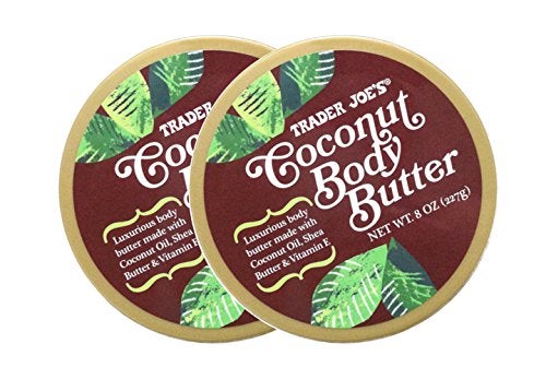 Trader Joe's Coconut Body Butter, 8 Ounce (Pack of 2) - Image 1