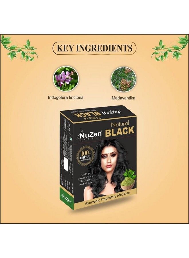 Nuzen Herbal Natural Black Henna 100Gms (Pack Of 2) - Image 5