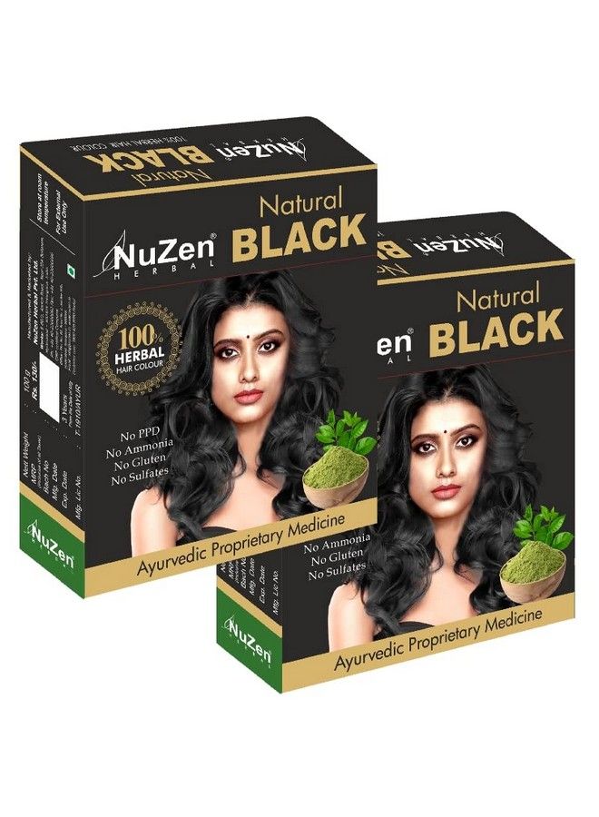 Nuzen Herbal Natural Black Henna 100Gms (Pack Of 2) - Image 2