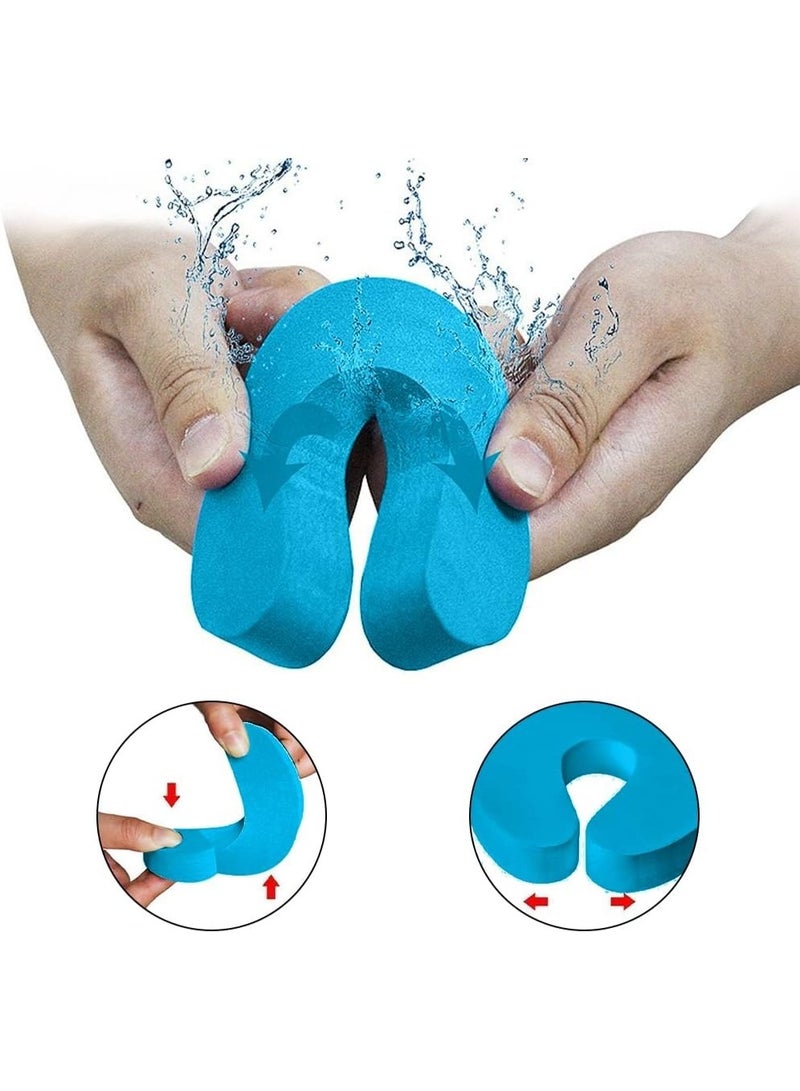 Happy Home Set of 4 soft foam door stoppers – child safety door guards to prevent doors from slamming shut and protect children's fingers from getting trapped, safe and easy to install, ideal for protecting children and pets. - Image 3