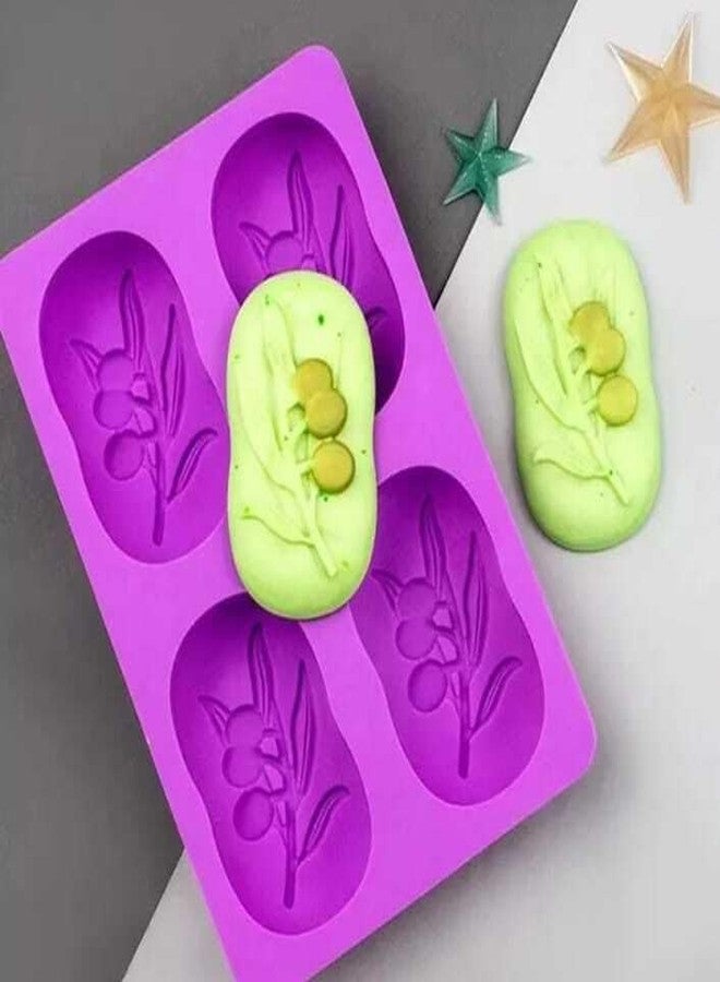 KITCHOOK Silicone Chocolate Mould Silicone Mould for Cake Chocolate Muffin Cup Cake Soap Maker DIY Approx 75-80 Gram (Random Color) (Pack of 1) AJ 107 - Image 3