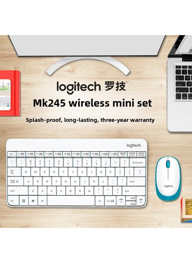 Logitech MK245 Wireless Keyboard And Mouse Suit To Map Logo Pattern Portable Keyboard And Mouse Machine Mk240-Specifications:Logitech Mk240 Black  - Image 4