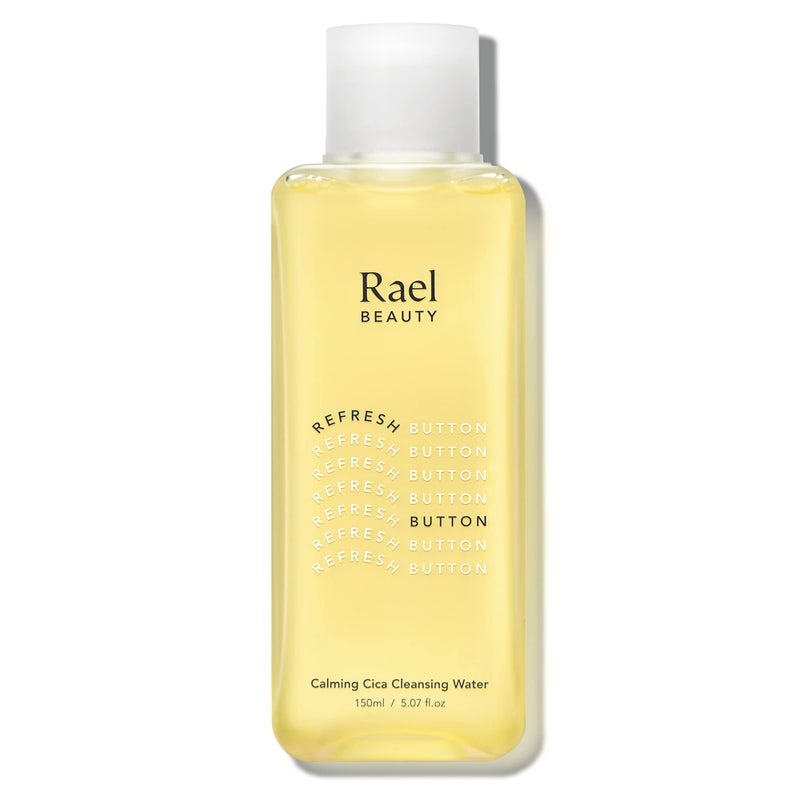 ماء تنظيف البشرة من رايل للوجه مزيل مكياج يومي لطيف منظف للعناية بالبشرة الكورية لجميع أنواع البشرة حمض الهيالورونيك H3O ومستخلص سيكا خالي من القسوة 507 أونصة