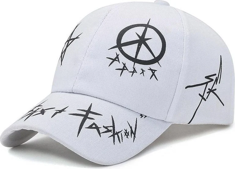 Valkyrie Trucker Hat Unisex Metal Buckle Adjustable Baseball Cap White