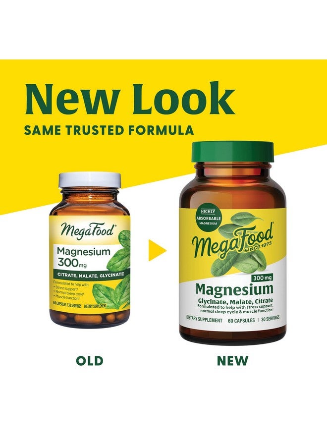 ميغافود ميجا فود مغنيسيوم ٣٠٠ ملغ - مزيج عالي الامتصاص من جليسينات المغنيسيوم، سترات، ومالات لدعم صحة القلب والأعصاب والاسترخاء - ٦٠ كبسولة (٣٠ حصة) - Image 2