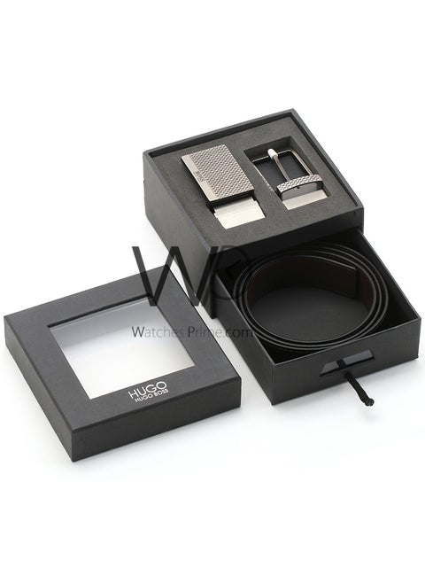 Hugo Boss Belt For Men Gift Set