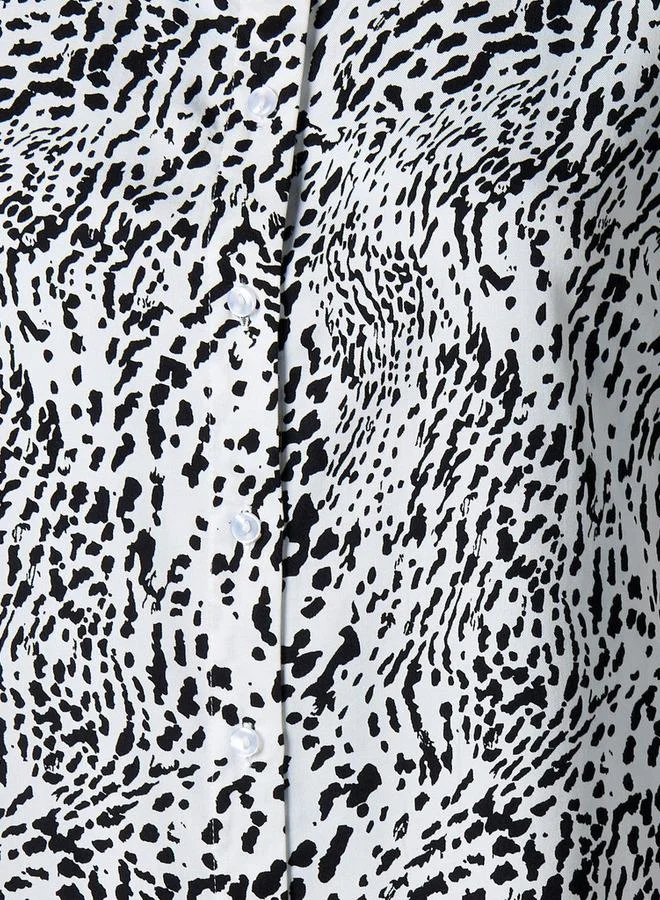 Splash FAV Viscose Shirt with Animal Print
