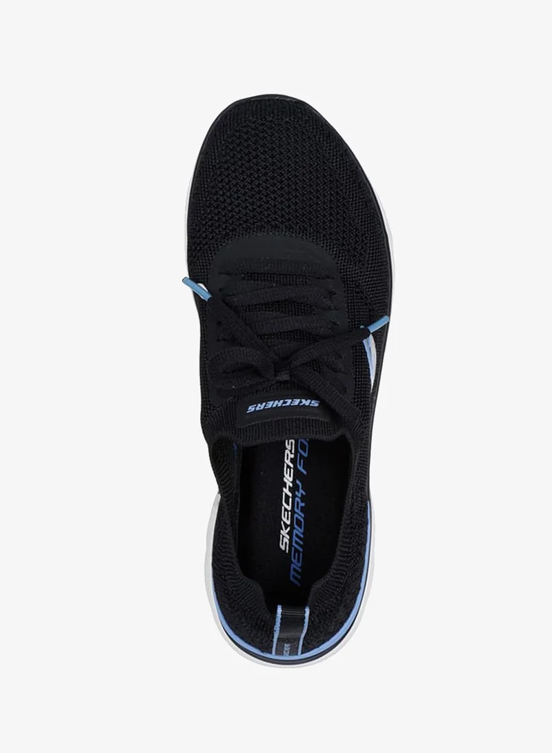 SKECHERS Women's Colourblock Sports Shoes with Lace-Up Closure - SUMMITS SNEAK PEEK