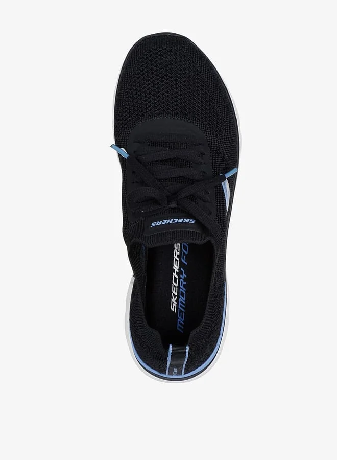 SKECHERS Women's Colourblock Sports Shoes with Lace-Up Closure - SUMMITS SNEAK PEEK