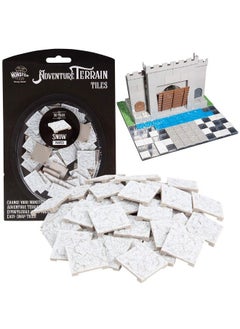 Monster Protectors Monster Adventure Terrain 50Pc Snow Tile Expansion Pack Hand Painted 1X1” Tile Set Easy Snap Creates Amazing Tabletop Terrain In Minute Customize Your D&D And Pathfinder Dungeons Your Way  - Image 2