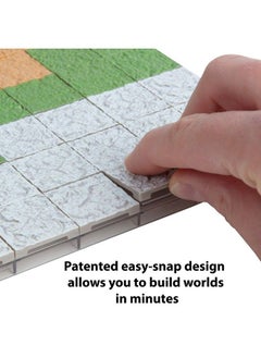 Monster Protectors Monster Adventure Terrain 50Pc Snow Tile Expansion Pack Hand Painted 1X1” Tile Set Easy Snap Creates Amazing Tabletop Terrain In Minute Customize Your D&D And Pathfinder Dungeons Your Way  - Image 3