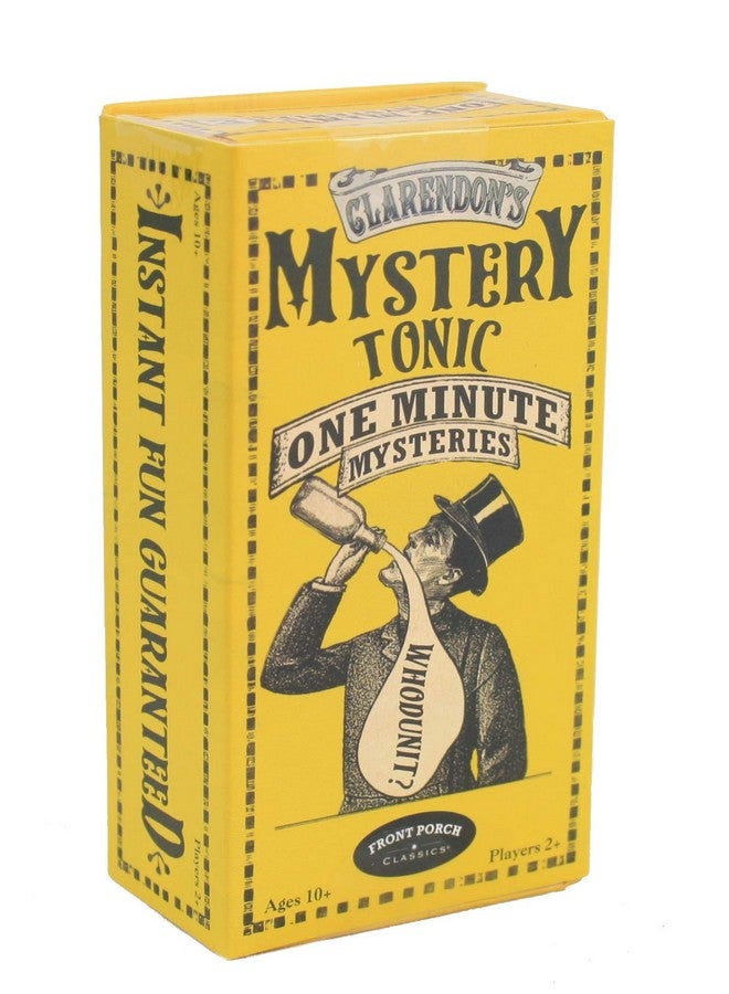Front Porch Classics | Claredon's Mystery Tonic Vintage One Minute Mystery Card Game for 2 or More Players, Ages 10 and Up - Image 1