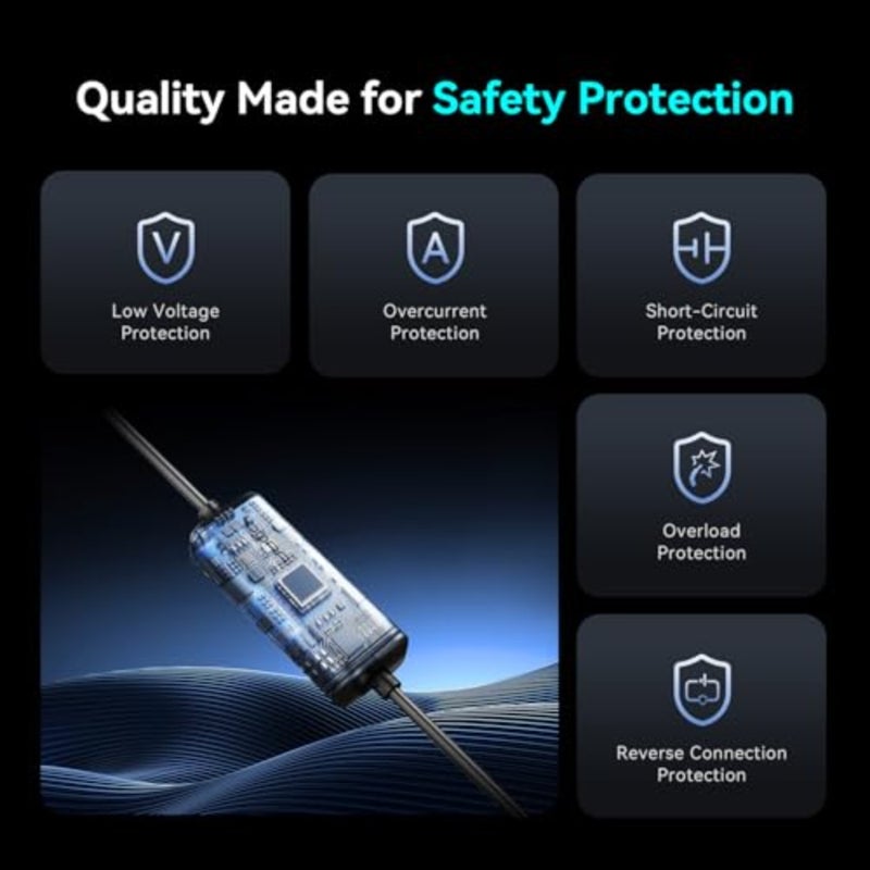 مجموعة أسلاك صلبة obd 1 حزمة لكاميرات داش Z60 Z60 Pro Z60T Z90 Pro N5 Dual N3 Pro MINI2X شاشة للمساعدة في ركن السيارة بسهولة 24 ساعة محول جهد كهربائي من سبائك الألومنيوم الأسود 12 فولت/2 أمبير إلى كابل 5 فولت/3 أمبير 3 متر - Image 4