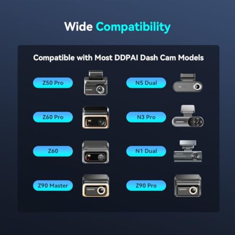 مجموعة أسلاك صلبة obd 1 حزمة لكاميرات داش Z60 Z60 Pro Z60T Z90 Pro N5 Dual N3 Pro MINI2X شاشة للمساعدة في ركن السيارة بسهولة 24 ساعة محول جهد كهربائي من سبائك الألومنيوم الأسود 12 فولت/2 أمبير إلى كابل 5 فولت/3 أمبير 3 متر - Image 2
