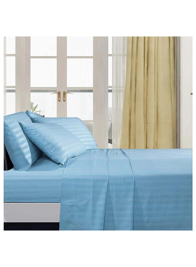 Hotel Collection HOTEL COLLECTION Stripe King Sky Blue Duvet Cover set with 2 Pillow Case 240x260 cm  - Image 3