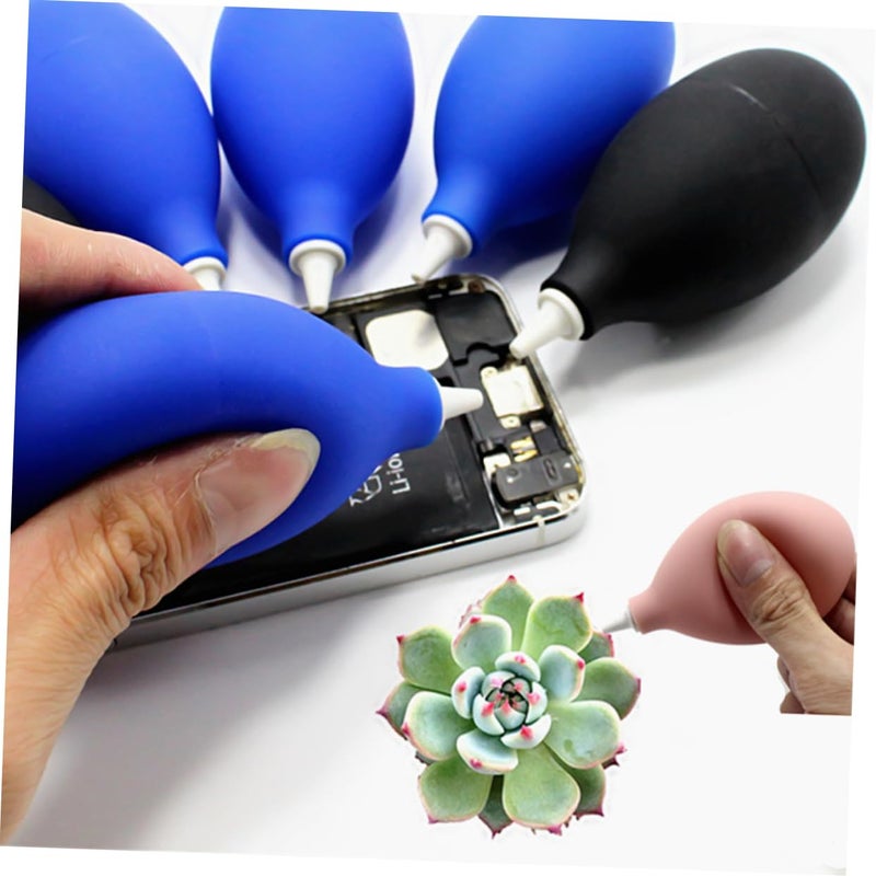 4Pcs Camera Lens Cleaning Kit with Air Blower Dust Brush and Suction Bulb - Image 3