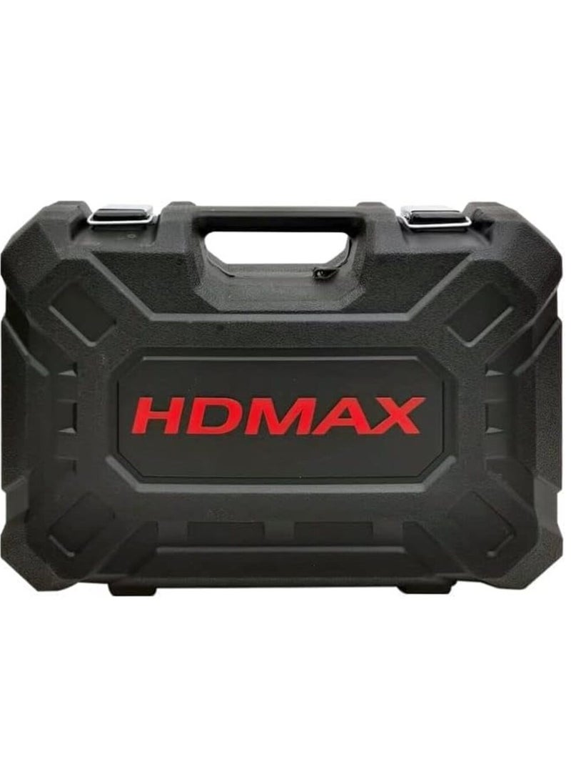 HD Max 800W Rotary Hammer Drill with 5 Bits & Chisel – Professional Performance & Durability