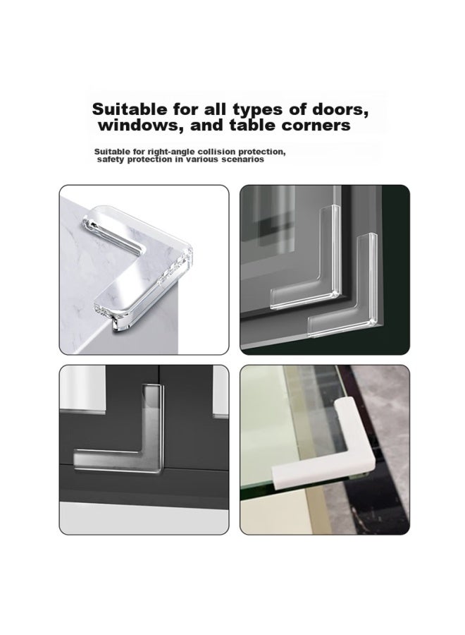 9i9 Window Corner Guards, 10-pack, Aluminum Alloy, For Baby Safety, Anti-collision, Range Hood, Transparent Edge Banding, Table Corner, A107 - Image 5