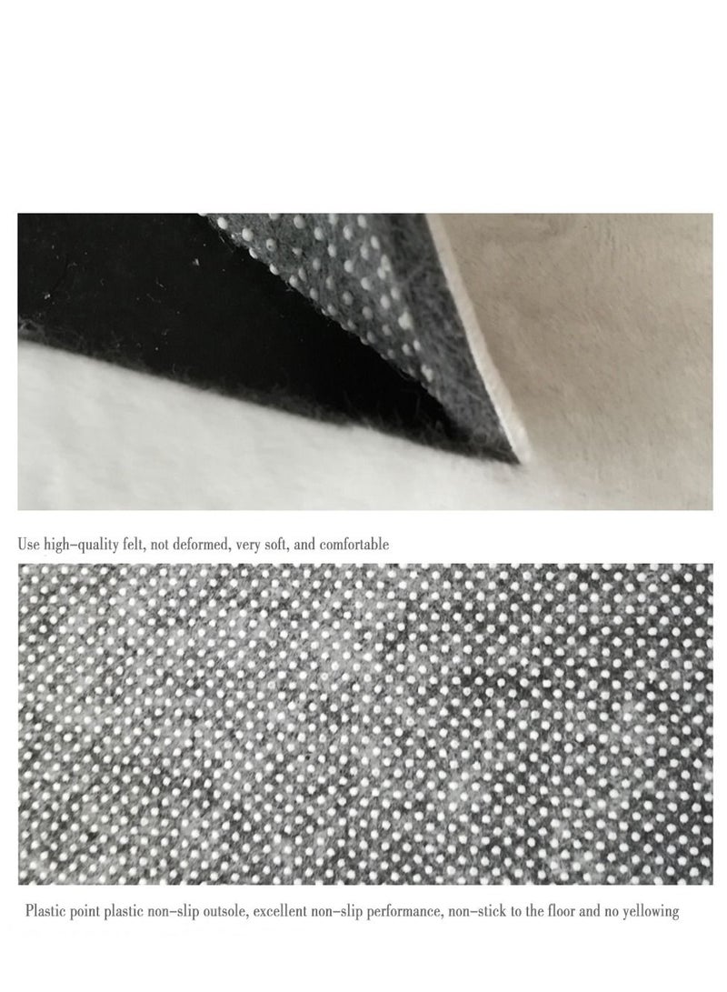 Sharpdo Area Rug Carpet Living Room Bedroom Rugs and Mats Rectangular Soft Touch Carpet Polyester Rectangle Red 140*200 CM - Image 5