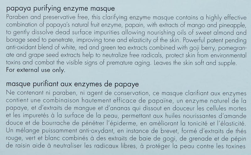 June Jacobs Papaya Purifying Enzyme Masque - 4 Fl Oz Cream for Skin Purification - Image 3