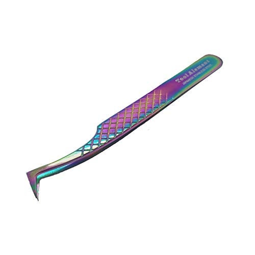 Tool Alement Japan Stainless Steel Plasma Coating 12cm Axe Tips Eyelash Tweezer R-JP11-4002 - Image 1