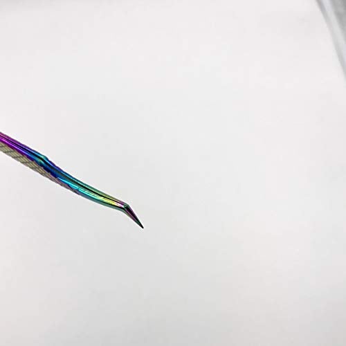 Tool Alement Japan Stainless Steel Plasma Coating 12cm Axe Tips Eyelash Tweezer R-JP11-4002 - Image 3