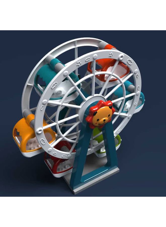 Lechin Compatible Large Building Blocks Toy For Girls Children Birthday Gift 33 Pieces Ferris Wheel 1637 - Image 3
