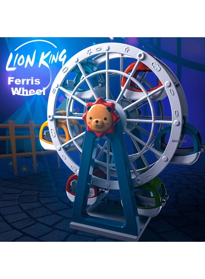 Lechin Compatible Large Building Blocks Toy For Girls Children Birthday Gift 33 Pieces Ferris Wheel 1637 - Image 1