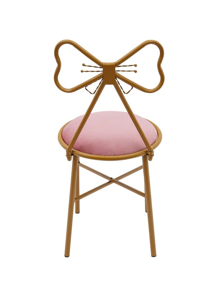 Generic Butterfly Shaped Vanity Chair Dining Chair Makeup Chair Butterfly Backrest Chair  - Image 4